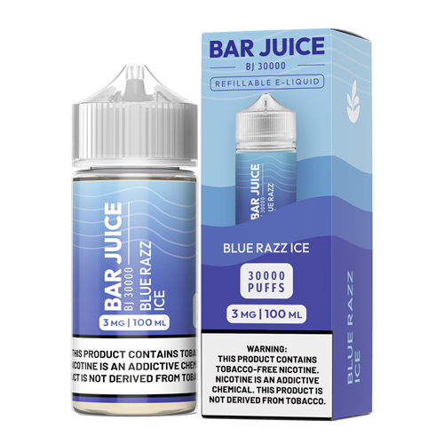 Bar Juice Blue Razz Ice 100mL - ZOE COHEN