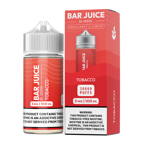 Bar Juice Tobacco 100mL - ZOE COHEN