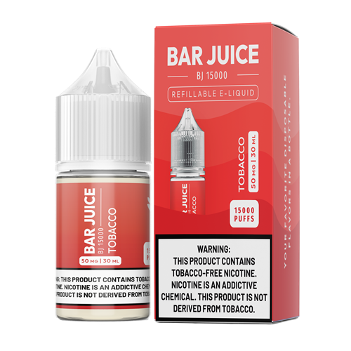 Bar Juice Tobacco Salt 30mL - ZOE COHEN