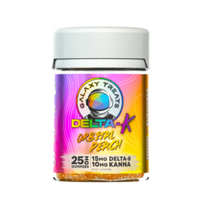 Galaxy Treats Moon Orbital Peach Delta K Gummies - 25mg - ZOE COHEN