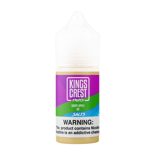 Kings Crest Fruits Grape Apple Ice Salt 30mL - ZOE COHEN