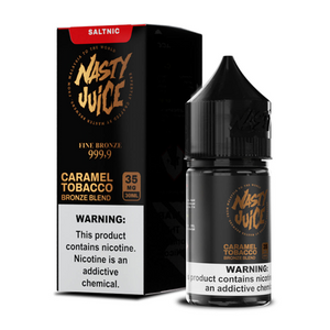 Nasty Salt Bronze Blend Caramel Tobacco 30mL - ZOE COHEN