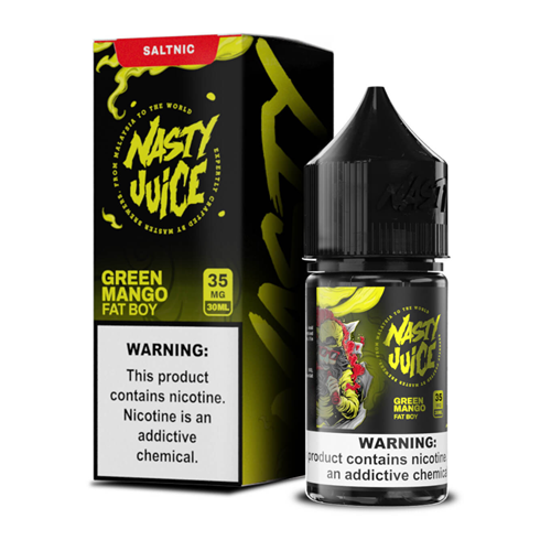 Nasty Salt Green Mango Fat Boy 30mL - ZOE COHEN