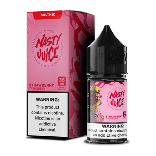 Nasty Salt Strawberry Trap Queen 30mL - ZOE COHEN