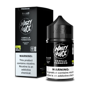 Nasty Silver Blend Vanilla Tobacco 60mL - ZOE COHEN