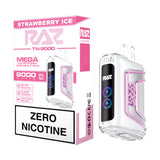 Raz TN9000 ZERO 0% Disposable Vape Device - 10PK