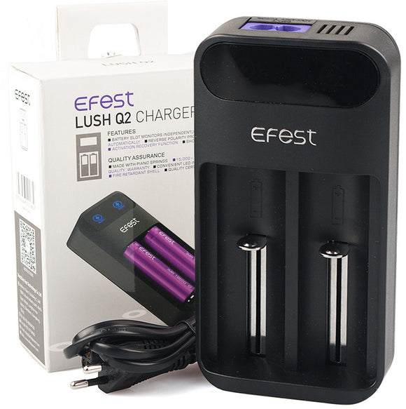 Efest LUSH Q2 Dual Slot Charger - ZOE COHEN