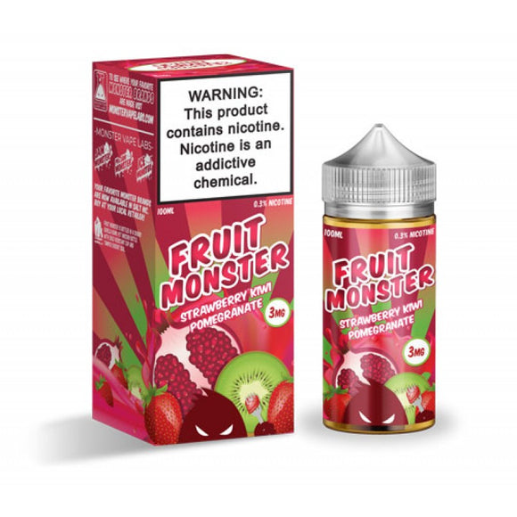 Fruit Monster Strawberry Kiwi Pomegranate 100mL - ZOE COHEN