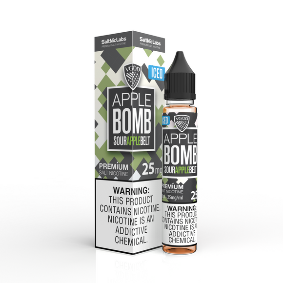 VGOD ICED Apple Bomb SaltNic 30mL - ZOE COHEN