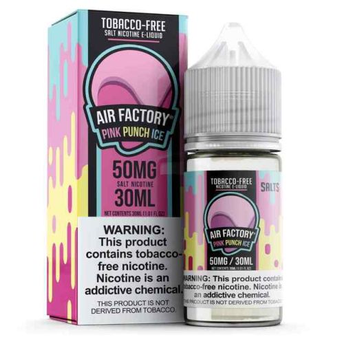 Air Factory Pink Punch Ice Salts Tobacco Free Nicotine 30mL | ZOE COHEN