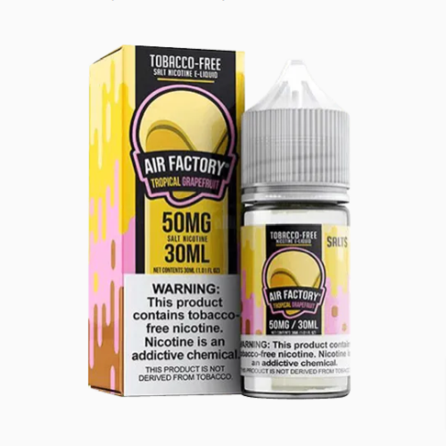 Air Factory Tropical Grapefruit Salts Tobacco Free Nicotine 30mL | ZOE COHEN