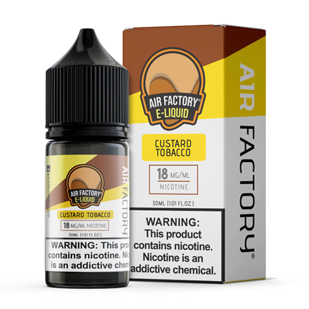 Air Factory Custard Tobacco Salt 30mL - ZOE COHEN