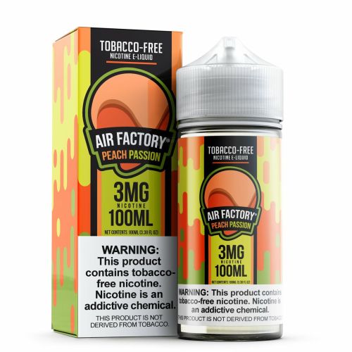 Air Factory Peach Passion Tobacco Free Nicotine 100mL | ZOE COHEN