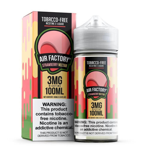 Air Factory Strawberry Nectar Tobacco Free Nicotine 100mL | ZOE COHEN
