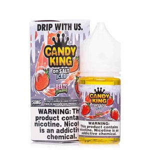 Candy King on Salt Iced Strawberry Belts 30mL - ZOE COHEN