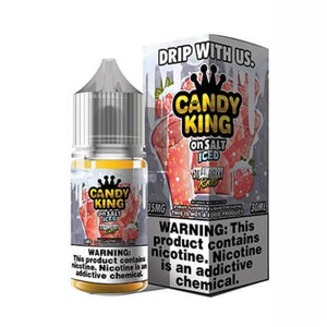 Candy King on Salt Iced Strawberry Rolls 30mL - ZOE COHEN