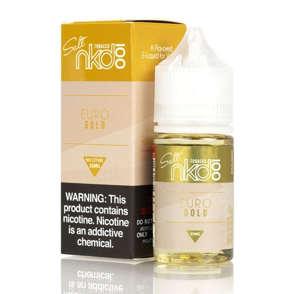 Naked 100 Salt Euro Gold 30mL - ZOE COHEN