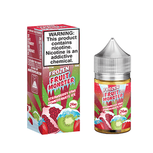 Frozen Fruit Monster Strawberry Kiwi Pomegranate Ice Salt 30mL - ZOE COHEN