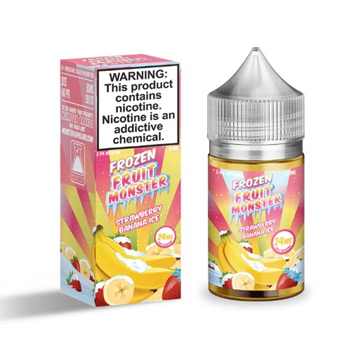 Frozen Fruit Monster Strawberry Banana Ice Salt 30mL - ZOE COHEN