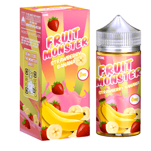 Fruit Monster Strawberry Banana 100mL - ZOE COHEN