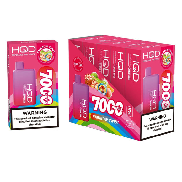 HQD Cuvie BAR Disposable Vape Device - 3PK - ZOE COHEN