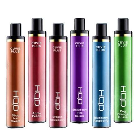 HQD Cuvie Plus Disposable Vape Device - 10PK - ZOE COHEN
