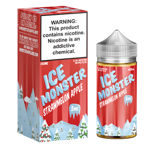 Jam Monster Ice Monster Strawmelon Apple 100mL - ZOE COHEN