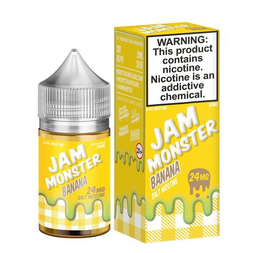 Jam Monster Banana Salt 30mL - ZOE COHEN