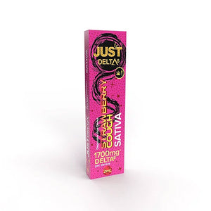 JustDelta8 Strawberry Cough 1700mg 2mL Delta 8 Disposable Vape - 1PC - ZOE COHEN