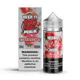 Keep it 100 Berry Au Lait (Strawberry Milk) 100mL - ZOE COHEN