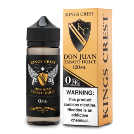 Kings Crest Don Juan Tabaco Dulce 120mL - ZOE COHEN