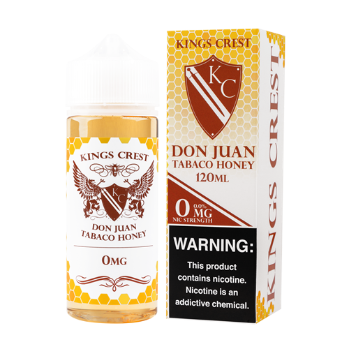 Kings Crest Don Juan Tobaco Honey 120mL - ZOE COHEN