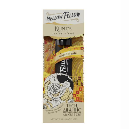 Mellow Fellow Klimt's Desire Blend Acapulco Gold THCh, D11, HHC, D8, CBD, CBG 2mL Disposable Vape - 1PC - ZOE COHEN