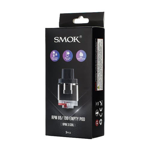 SMOK RPM 85 EMPTY Replacement Pod Cartridge - 3PK - ZOE COHEN